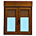 Ventana de PVC practicable-oscilobatiente 