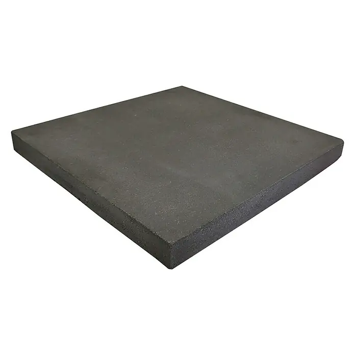 EHL Planomur Pfeilerabdeckplatte - 40 x 40 x 4 cm, Beton, Anthrazit - Dunkelgraue Akustikplatte zur Schallabsorption. Ideal für Studios, Heimkinos oder Büros zur Reduzierung von Nachhall und Lärm.