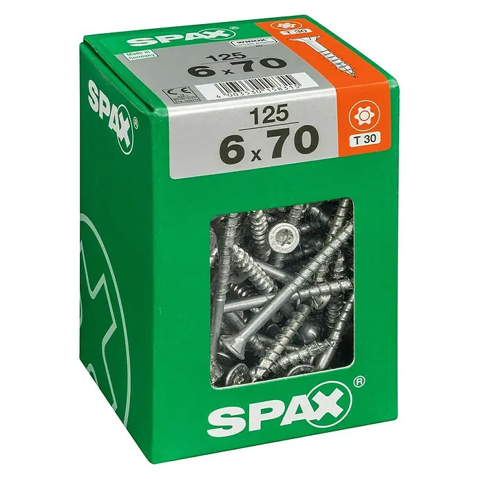 Spax Fassadenschraube 4,5 x 43 mm 500 Stück Fixiergewinde Linsensenkkopf T-STAR plus T20 4CUT (4547000450439) ab 68,29 € | Preisvergleich bei