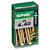 Spax Universalschraube (4 x 40 mm, Vollgewinde, 20 Stk.)