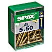 Spax Tornillo universal (Ø x L: 5 x 20 mm, Rosca completa, 25 uds.)