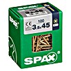 Spax Tornillo universal (Ø x L: 3,5 x 45 mm, Rosca completa, 100 uds.)