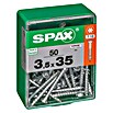 Spax Universalschraube T-Star plus (Ø x L: 3,5 x 35 mm, WIROX Oberfläche, T-Star plus, 50 Stk.)