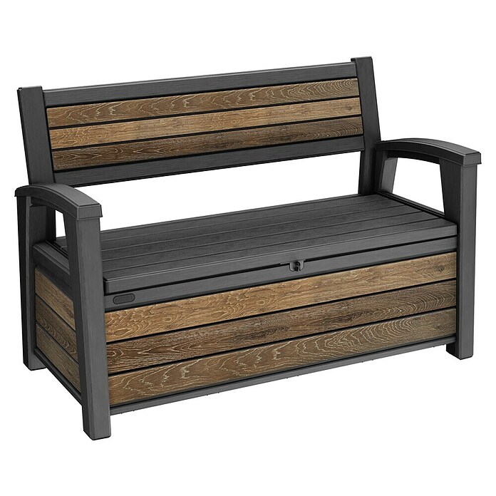 Keter Banco de jardín Bench (An x Pr x Al: 133 x 61 x 89 cm, Polipropileno, Walnut) | BAUHAUS