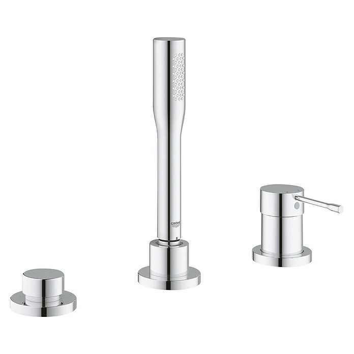 Grohe Essence Wannenrandarmatur (3-Loch, Chrom, Glänzend)