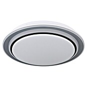 Globo LED-Deckenleuchte rund Foppa (24 W, Ø x H: 40 x 7 cm, Schwarz, Weiß) | BAUHAUS