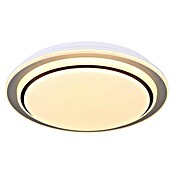 Globo LED-Deckenleuchte rund Foppa (24 W, Ø x H: 40 x 7 cm, Schwarz, Weiß) | BAUHAUS