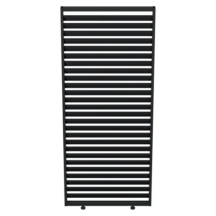 Sunfun Milos Pavillon-Seitenwand Lamellen - B x H: 92 x 221,5 cm, Night-Grey