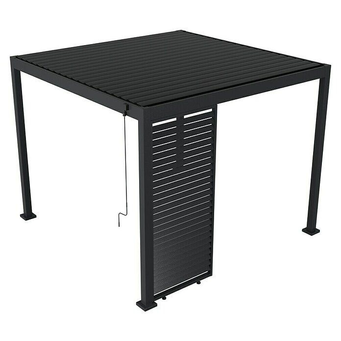 Sunfun Milos Bočna stena za paviljon  (Š x V: 92 x 221,5 cm, Antracit) | 8298 - Gartenzelte/Pavillons | ICFA - Sonnenschutz | ICF - Sonnenschutz | IC - Freizeit im Garten | I - Stadtgarten | BAUHAUS