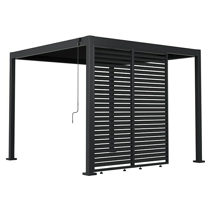 Sunfun Milos Bočna stena za paviljon  (Š x V: 92 x 221,5 cm, Antracit) | 8298 - Gartenzelte/Pavillons | ICFA - Sonnenschutz | ICF - Sonnenschutz | IC - Freizeit im Garten | I - Stadtgarten | BAUHAUS
