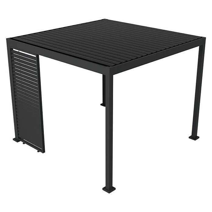 Sunfun Milos Bočna stena za paviljon  (Š x V: 92 x 221,5 cm, Antracit) | 8298 - Gartenzelte/Pavillons | ICFA - Sonnenschutz | ICF - Sonnenschutz | IC - Freizeit im Garten | I - Stadtgarten | BAUHAUS