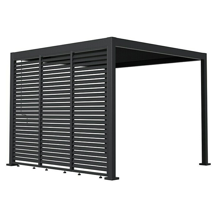 Sunfun Milos Pared lateral de pérgola (An x Al: 92 x 221,5 cm, Antracita) | BAUHAUS
