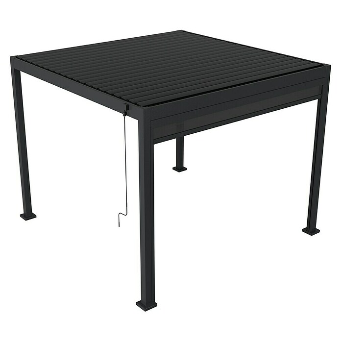 Sunfun Milos Bočna stena za paviljon  (Š x V: 276 x 217 cm, Antracit, Globina: 8,5 cm) | 8298 - Gartenzelte/Pavillons | ICFA - Sonnenschutz | ICF - Sonnenschutz | IC - Freizeit im Garten | I - Stadtgarten | BAUHAUS
