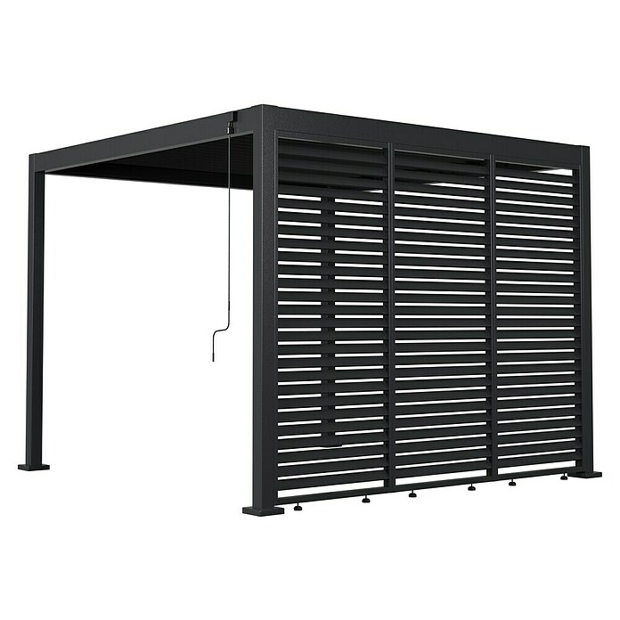 Sunfun Milos Pared lateral de pérgola (An x Al: 92 x 221,5 cm, Antracita) | BAUHAUS