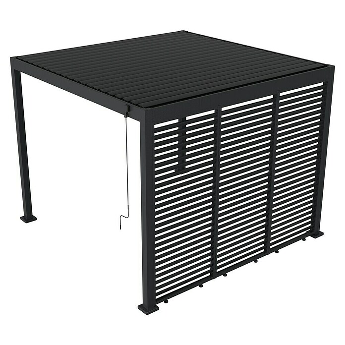 Sunfun Milos Bočna stena za paviljon  (Š x V: 92 x 221,5 cm, Antracit) | 8298 - Gartenzelte/Pavillons | ICFA - Sonnenschutz | ICF - Sonnenschutz | IC - Freizeit im Garten | I - Stadtgarten | BAUHAUS