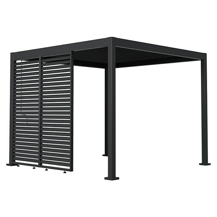 Sunfun Milos Bočna stena za paviljon  (Š x V: 92 x 221,5 cm, Antracit) | 8298 - Gartenzelte/Pavillons | ICFA - Sonnenschutz | ICF - Sonnenschutz | IC - Freizeit im Garten | I - Stadtgarten | BAUHAUS