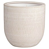 Maceta para planta Xat (Dimensiones externas (Ø x Al): 39 x 39 cm, Cerámica, Crema) | BAUHAUS