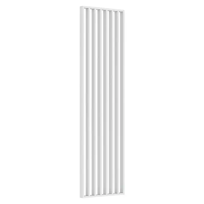 Mixpol Profile Raumteiler White - 58 x 275 cm, Weiß - Weiße, vertikale Lamellen mit gleichmäßigen Abständen sorgen für ein modernes Erscheinungsbild. Ideal zur Lichtregulierung und als gestalterisches Element.