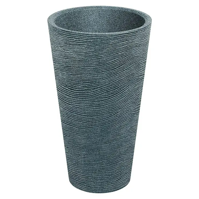 ETHICK Pflanzsäule rund Tubra - Außenmaß (Ø x H): 60 x 100 cm, Kunststoff, Granit, Integrierter Pflanztopf - Der strukturierte Pflanztopf in Anthrazit ist ein echter Hingucker für Pflanzenliebhaber. Er ist robust und wetterfest für den Innen- und Außenbereich.