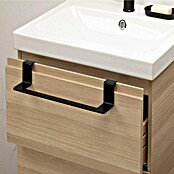 Tatay Toallero de gancho para mueble Flat (Ancho: 40 cm, Negro, Aluminio) | BAUHAUS