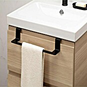 Tatay Toallero de gancho para mueble Flat (Ancho: 40 cm, Negro, Aluminio) | BAUHAUS