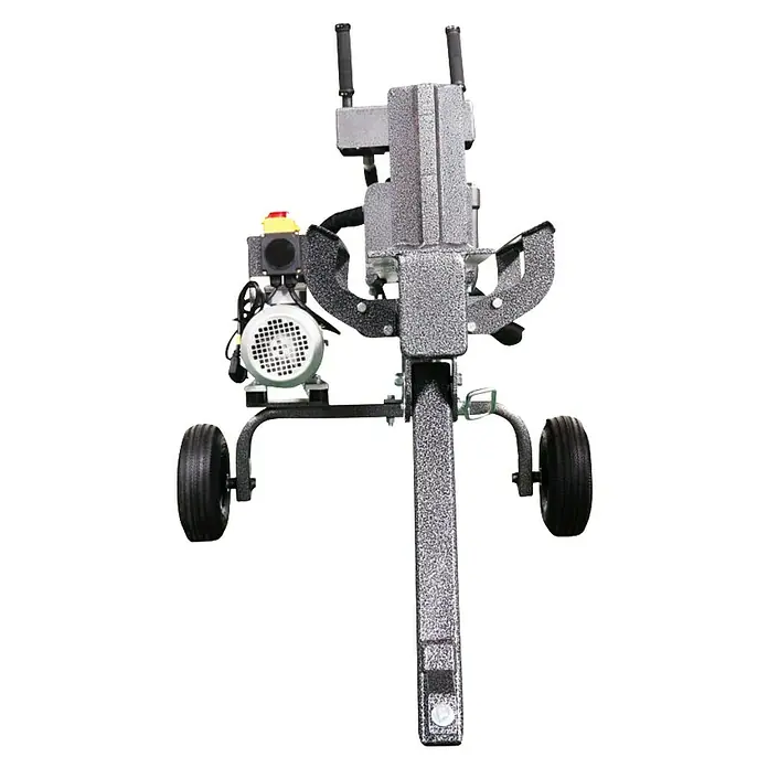 HZC Power Holzspalter HS20288E - 2.200 W, 20 t, Max. Spaltgutlänge: 60 cm - Ansicht einer robusten Holzspaltmaschine, ideal für die effiziente Brennholzaufbereitung mit Rädern für den einfachen Transport.