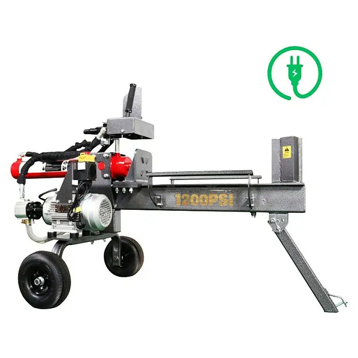 HZC Power Holzspalter HS12288E - 2,2 kW, 12 t, Max. Spaltgutlänge: 530 mm - Elektrischer Holzspalter mit 1200 PSI Druck, ideal zum Spalten von Brennholz. Robuste Bauweise für zuverlässige Leistung.