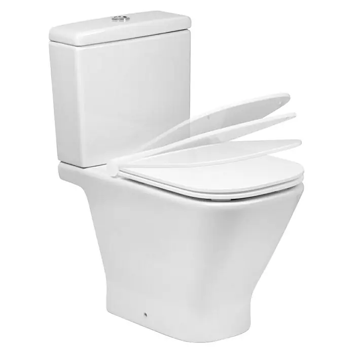 Tatay Tapa WC G-Compact - Blanco - Elegante inodoro blanco con asiento de cierre suave. El diseño moderno se integra perfectamente en cualquier baño y garantiza comodidad.