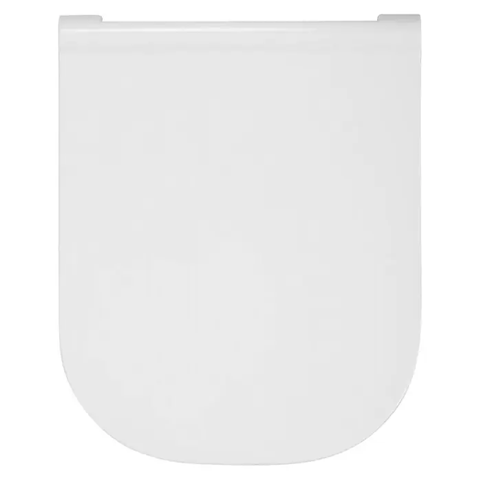 Tatay Tapa WC G-Compact - Blanco - Primer plano de un asiento de inodoro blanco con un acabado liso y bordes redondeados, ideal para cualquier diseño de baño.