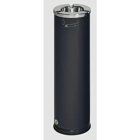 Proregal  Asche-Mülleimer robust mit poliertem Aschereinsatz