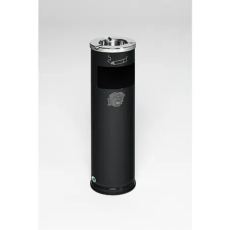Proregal  Asche-Mülleimer robust mit poliertem Aschereinsatz