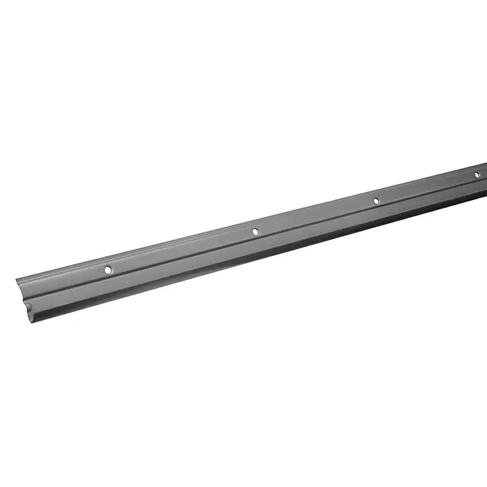 Element System Easy Wandleiste - Passend für: Element System Hängeschiene Easy, Länge: 200 cm, Belastbarkeit: 300 kg - Graue Metallschiene mit Löchern zur Befestigung oder Aufhängung, ideal für verschiedene Anwendungen.