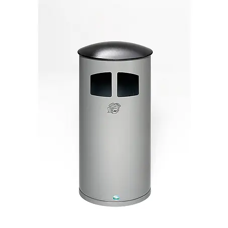 Proregal  Asche-Mülleimer robust mit Deckel + Inneneinsatz