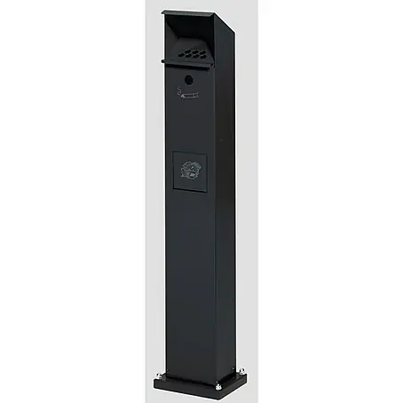 Proregal  Asche-Mülleimer Standsäule für Außenbereich