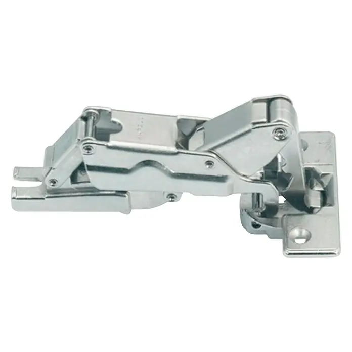 Stabilit Bisagra de cazoleta - Tope para gran angular, Diámetro cazoleta: 35 mm, 110 ° - Una toma detallada de una bisagra de mueble de alta calidad, diseñada para una construcción de muebles duradera y fiable.