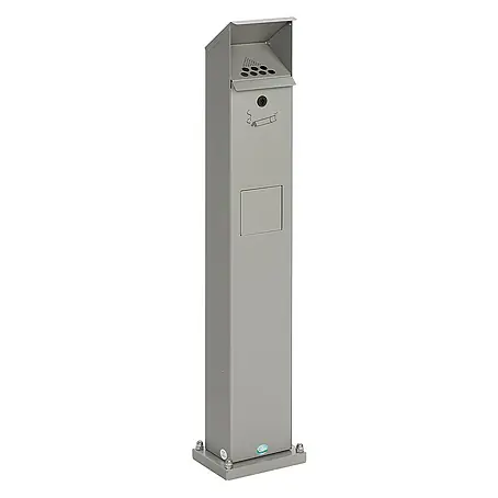 Proregal  Asche-Mülleimer Standsäule für Außenbereich
