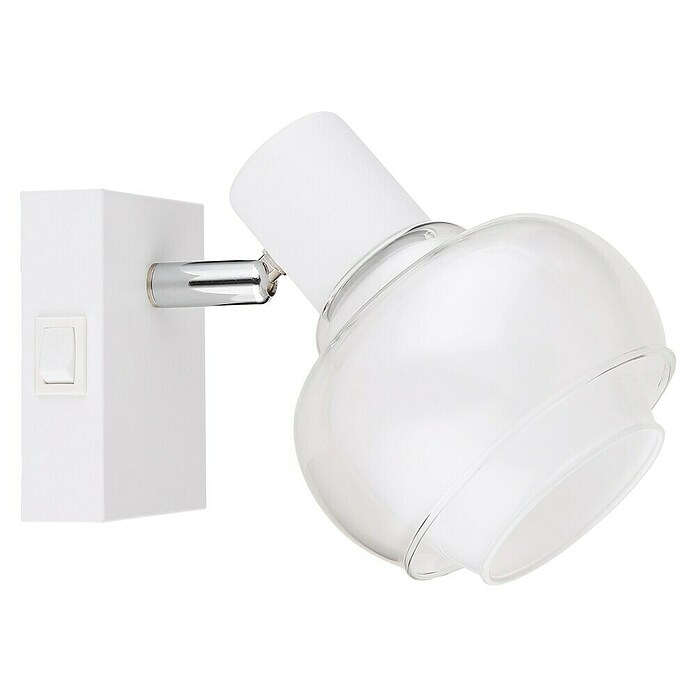 Globo Stenski reflektor Tokki  (40 W, Prozorna, Opalna, Bela, E14, Š x V: 105 x 125 mm) | 3023 - Spot 1 flg | CACG - Spotserien | CAC - Indoorleuchten | CA - Beleuchtung | C - Elektro | BAUHAUS