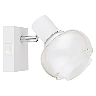 Globo Stenski reflektor Tokki (40 W, Prozorna, Opalna, Bela, E14, Š x V: 105 x 125 mm)
