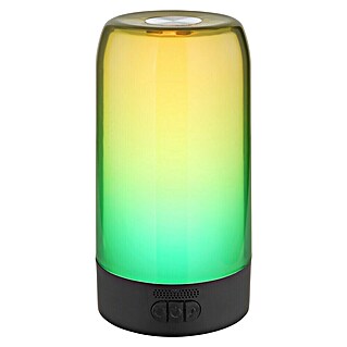 Globo LED namizna svetilka Sandrina (1,5 W, Črna, Srebrna, Aluminij, Siva, Ø x V: 100 x 188 mm)