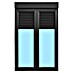 Balconera de PVC practicable-oscilobatiente 