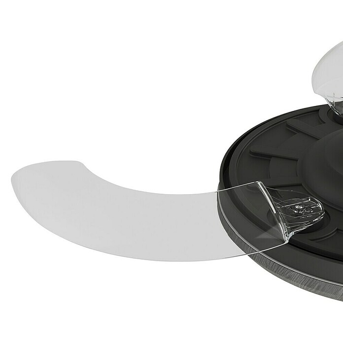 Arte confort Ventilador de techo Haze M (Negro, 107 cm, 29,8 W, Blanco cálido) | BAUHAUS