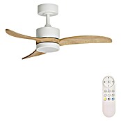 Arte confort Ventilador de techo Echo S (Blanco/Madera, 91 cm, 26,3 W, Blanco cálido) | BAUHAUS