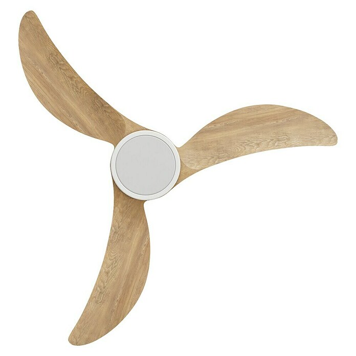Arte confort Ventilador de techo Echo S (Blanco/Madera, 91 cm, 26,3 W, Blanco cálido) | BAUHAUS