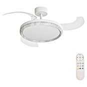 Arte confort Ventilador de techo Haze M (Blanco, 107 cm, 29,8 W, Blanco cálido) | BAUHAUS