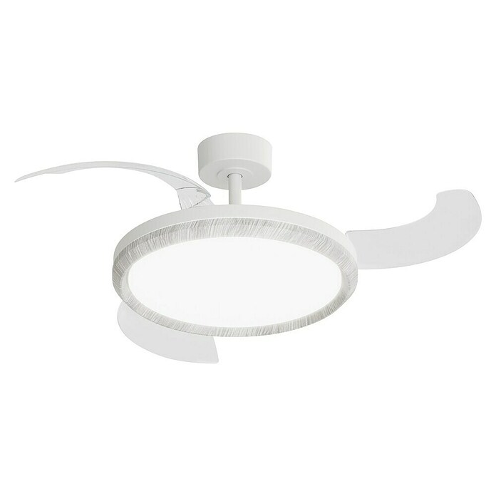 Arte confort Ventilador de techo Haze M (Blanco, 107 cm, 29,8 W, Blanco cálido) | BAUHAUS