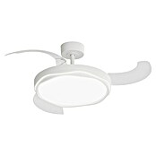 Arte confort Ventilador de techo Tuvan M (Blanco, 107 cm, 29,8 W, Blanco cálido) | BAUHAUS