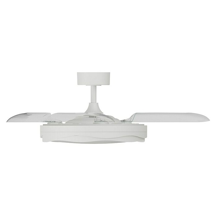 Arte confort Ventilador de techo Tuvan M (Blanco, 107 cm, 29,8 W, Blanco cálido) | BAUHAUS