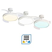Arte confort Ventilador de techo Tuvan M (Blanco, 107 cm, 29,8 W, Blanco cálido) | BAUHAUS