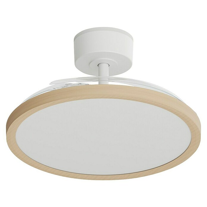 Arte confort Ventilador de techo Vetra M (Blanco/Madera, 107 cm, 29,8 W, Blanco cálido) | BAUHAUS