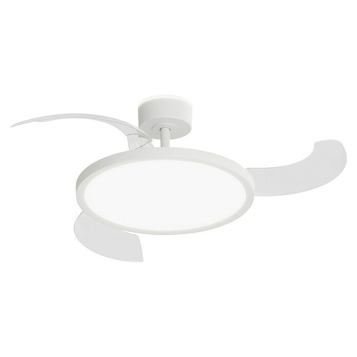 Arte confort Ventilador de techo Vetra M (Blanco, 107 cm, 29,8 W, Blanco cálido) | BAUHAUS
